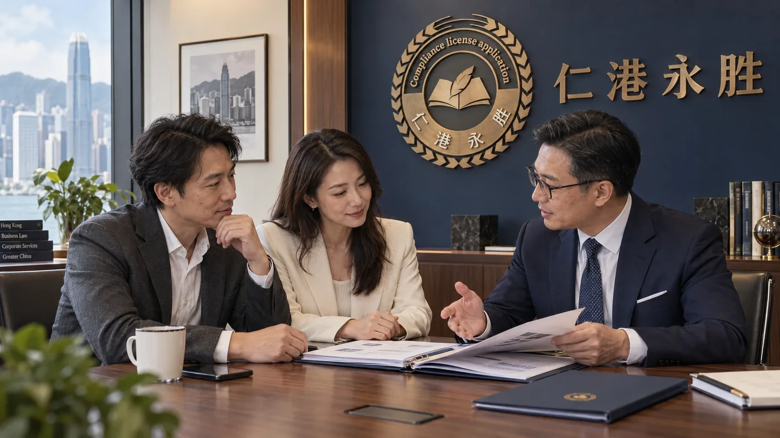 Rengangyongsheng Brand Material Communication Meeting Scene Illustration